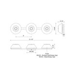 Kuzco Holt 21-in Vanity Light