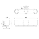 Kuzco Cedar 20-in Vanity Light