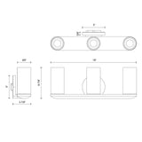 Kuzco Birch 19-in Vanity Light
