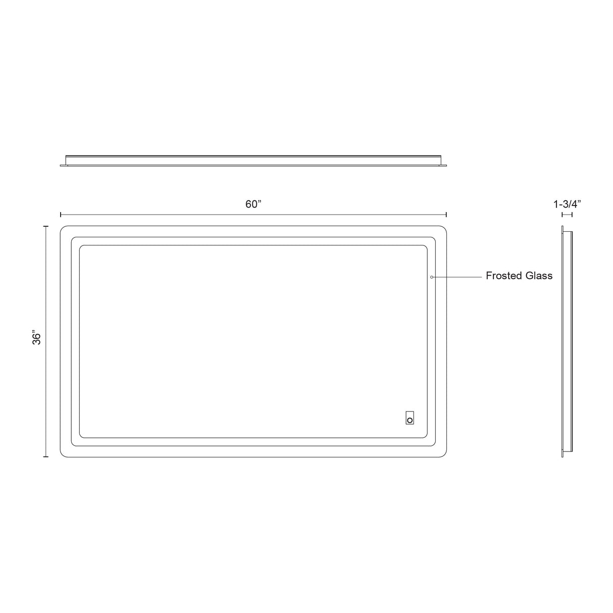 Kuzco Seneca 60-in Vanity Mirror
