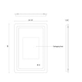 Kuzco Seneca 24-in Vanity Mirror