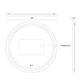 Kuzco Hillmont 40-in Vanity Mirror