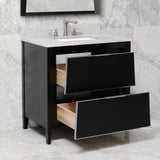 CANTO Metal Trim 36-in Single-Basin Vanity