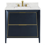 CANTO Metal Trim 36-in Single-Basin Vanity