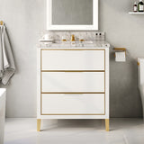 MUSE Metal Trim 30-in Single-Basin Vanity