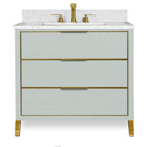 Icera Muse Metal Trim 36 in Single-Basin Vanity - image 5