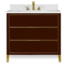 MUSE Metal Trim 36-in Single-Basin Vanity