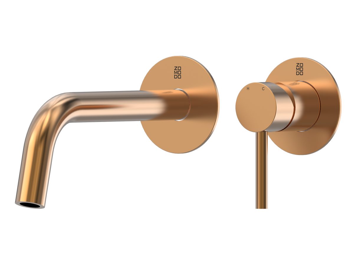 Vanity Wall Mount Tap Wall-Mount Vessel/Bath Faucet (Spout + Mixer), SUS304 Stainless Steel. Drain Kit NOT included