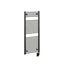 19"x47.5" Tuzio Savoy Towel Warmer in Matte Black / Electric Plug-I