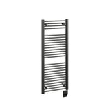 19"x47.5" Tuzio Savoy Towel Warmer in Matte Black / Electric Plug-I