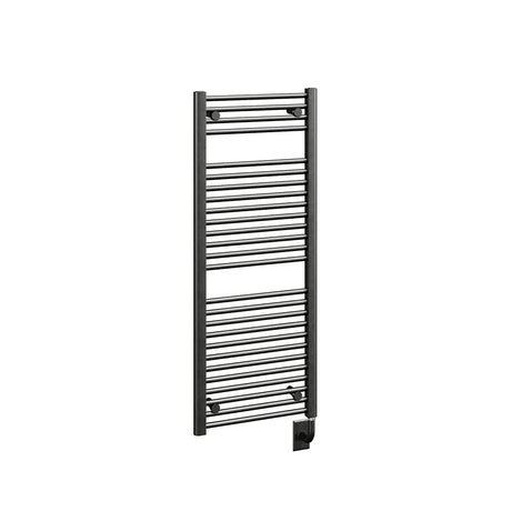 19"x47.5" Tuzio Savoy Towel Warmer in Matte Black / Electric Plug-I