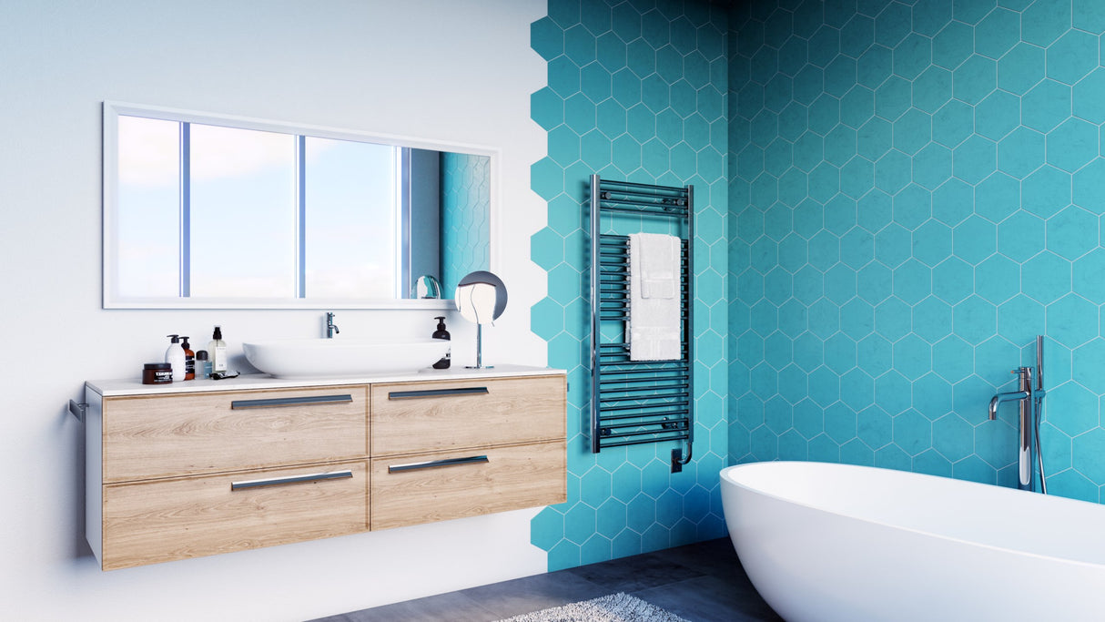 29.5"x47.5" Tuzio Savoy Towel Warmer