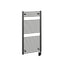 23.5"x47.5" Tuzio Savoy Towel Warmer in Matte Black / Electric Hardwired