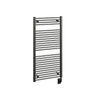 23.5"x47.5" Tuzio Savoy Towel Warmer in Matte Black / Electric Hardwired