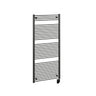 29.5"x66.5" Tuzio Savoy Towel Warmer in Matte Black / Electric Plug-I