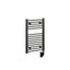 15.5"x25" Tuzio Savoy Towel Warmer in Matte Black / Electric Plug-I