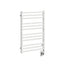 19.5"x31" Tuzio Avento Towel Warmer in Matte White / Hydronic