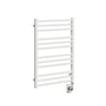19.5"x31" Tuzio Avento Towel Warmer in Matte White / Hydronic
