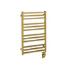 19.5"x31" Tuzio Avento Towel Warmer in Brushed Gold / Electric Hardwired