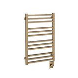 19.5"x31" Tuzio Avento Towel Warmer in Brushed Bronze / Electric Hardwired