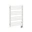 23.5"x31" Tuzio Avento Towel Warmer in Matte White / Hydronic