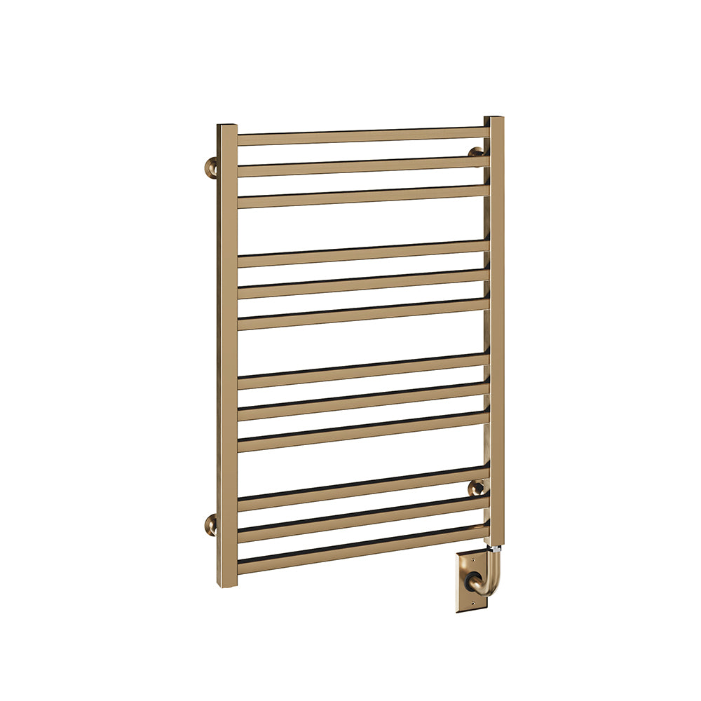 23.5"x31" Tuzio Avento Towel Warmer in Brushed Bronze / Electric Hardwired