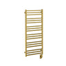 19.5"x47.5" Tuzio Avento Towel Warmer in Brushed Gold / Electric Hardwired
