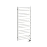 23.5"x47.5" Tuzio Avento Towel Warmer in Matte White / Hydronic