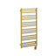 23.5"x47.5" Tuzio Avento Towel Warmer in Brushed Gold / Electric Plug-I