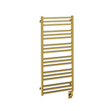 23.5"x47.5" Tuzio Avento Towel Warmer in Brushed Gold / Electric Plug-I