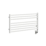35.5"x19" Tuzio Avento Towel Warmer in Matte White / Electric Plug-I