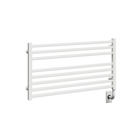 35.5"x19" Tuzio Avento Towel Warmer in Matte White / Electric Plug-I