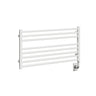 35.5"x19" Tuzio Avento Towel Warmer in Matte White / Electric Plug-I