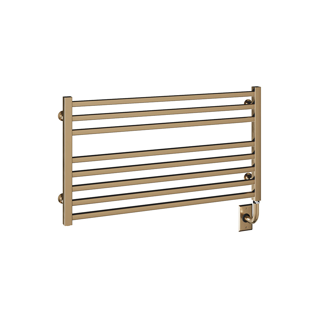 35.5"x19" Tuzio Avento Towel Warmer in Brushed Bronze / Electric Plug-I