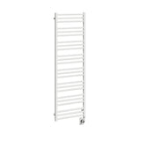 19.5"x64" Tuzio Avento Towel Warmer in Matte White / Electric Plug-I