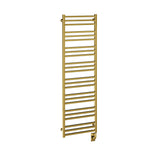 19.5"x64" Tuzio Avento Towel Warmer in Brushed Gold / Electric Hardwired