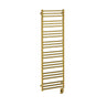 19.5"x64" Tuzio Avento Towel Warmer in Brushed Gold / Electric Hardwired
