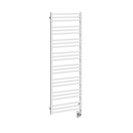 23.5"x64" Tuzio Avento Towel Warmer in Matte White / Electric Plug-I