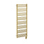 23.5"x64" Tuzio Avento Towel Warmer in Brushed Gold / Electric Hardwired