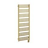 23.5"x64" Tuzio Avento Towel Warmer in Brushed Gold / Electric Hardwired
