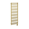 23.5"x64" Tuzio Avento Towel Warmer in Brushed Gold / Electric Hardwired