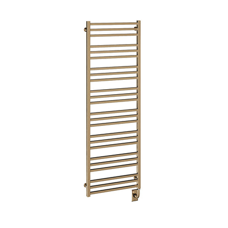 23.5"x64" Tuzio Avento Towel Warmer in Brushed Bronze / Electric Hardwired