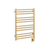 23.5"x31" Tuzio Sorano Towel Warmer in Unlacquered Brass / Electric Plug-I