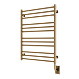 23.5"x31" Tuzio Sorano Towel Warmer in Brushed Bronze / Electric Hardwired
