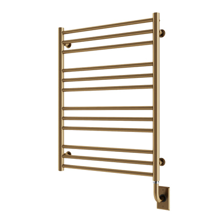 23.5"x31" Tuzio Sorano Towel Warmer in Brushed Bronze / Electric Hardwired