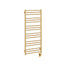 19.5"x47.5" Tuzio Sorano Towel Warmer in Unlacquered Brass / Electric Hardwired
