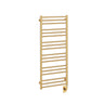 19.5"x47.5" Tuzio Sorano Towel Warmer in Unlacquered Brass / Electric Hardwired