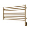35.5"x19" Tuzio Sorano Towel Warmer in Brushed Bronze / Electric Hardwired