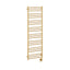 19.5"x64" Tuzio Sorano Towel Warmer in Unlacquered Brass / Electric Plug-I