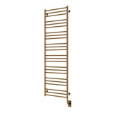 19.5"x64" Tuzio Sorano Towel Warmer in Brushed Bronze / Electric Hardwired